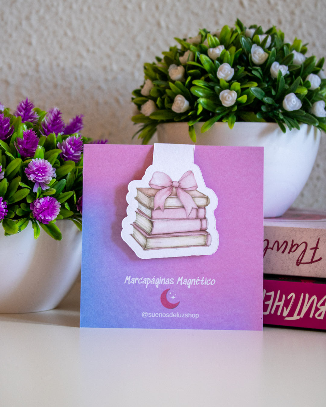 Marcapaginas de "libros rosa"